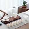 Nanshan Xiansheng Plain Lotus Ceramic Tea Set