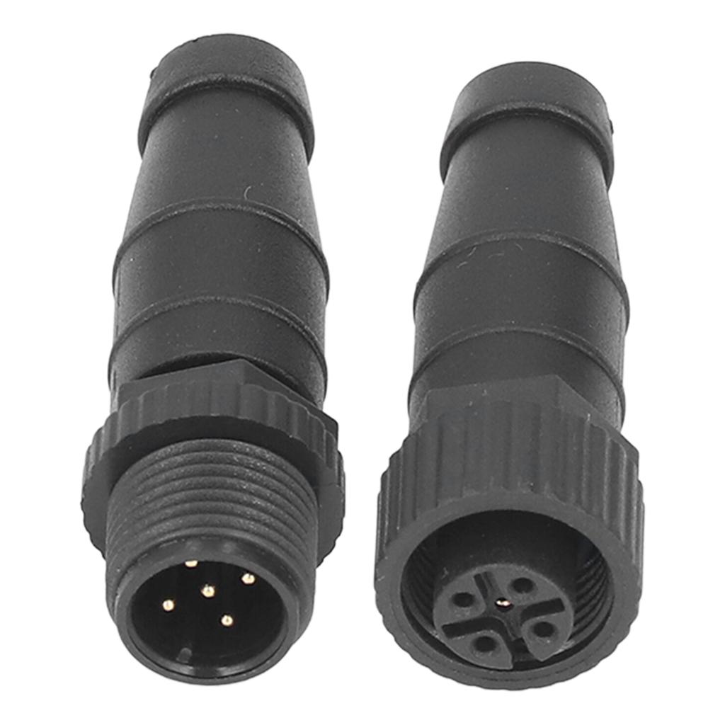 2pcs Male Female Terminators ABS Black Oil Resistant Heatproof Universal for NMEA 2000
