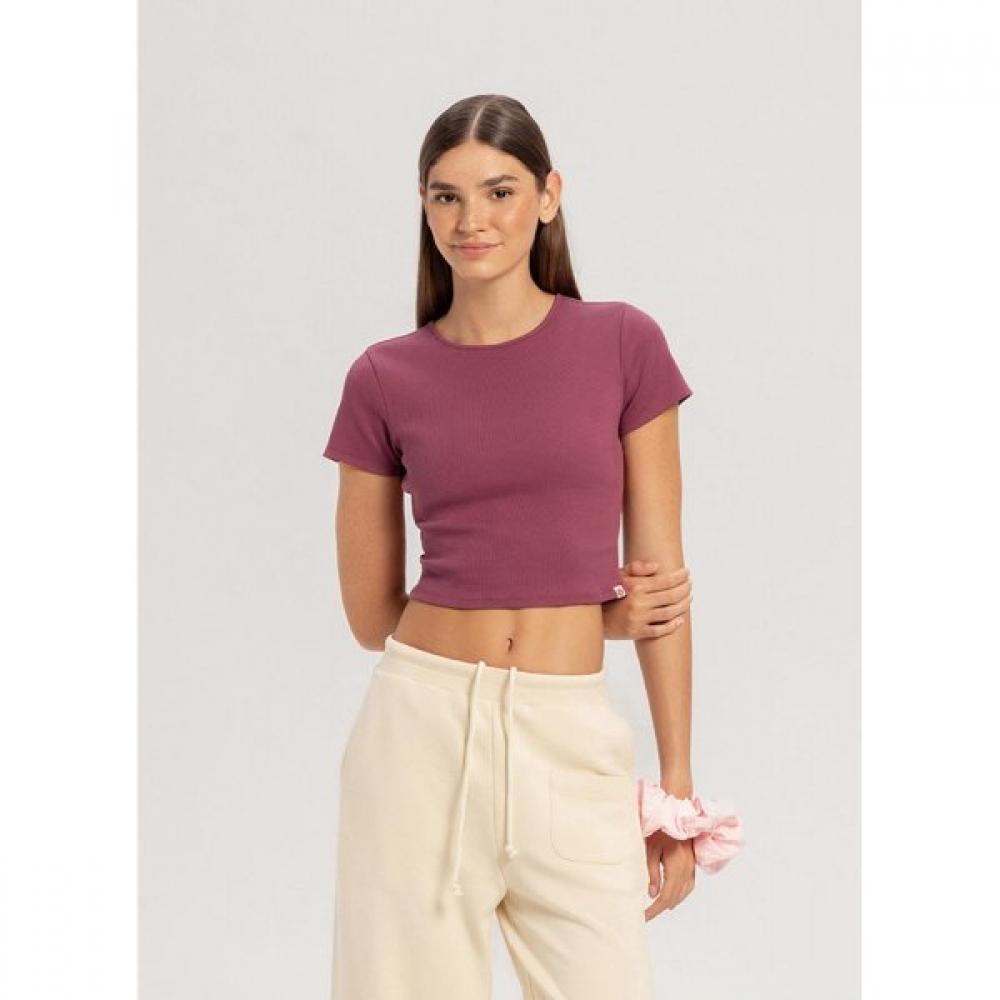 

Budhi Mudra Keyhole Rib Short Sleeve Violet Quartz B61002ats20 P46 Violet Quartz/XS
