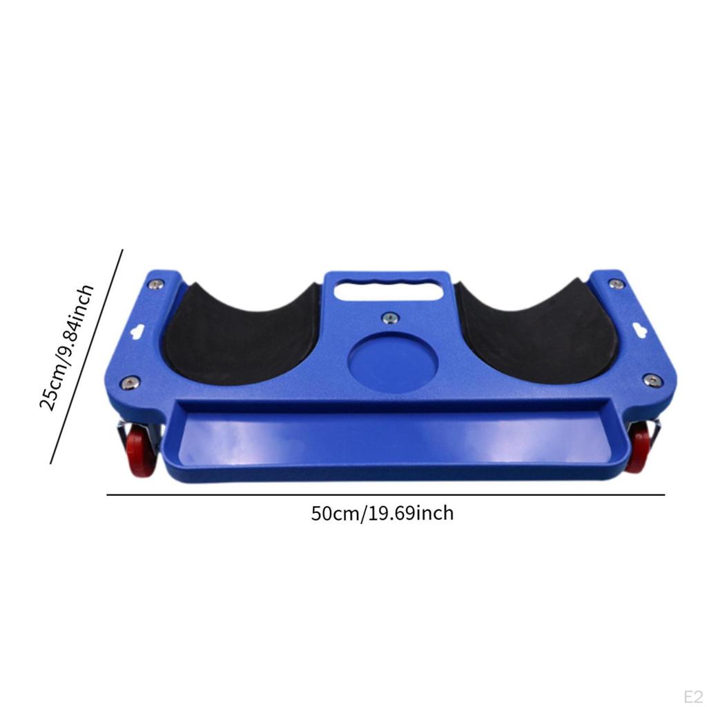 Rolling Knee Creeper Pads Tool Tray Holder Comfortable Utility Portable with 5 Swivel Castors for