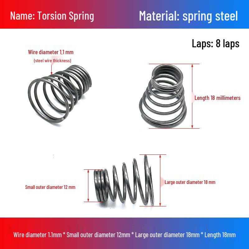 Stainless Steel Pagoda-Shaped Trapezoidal Compression Spring for Battery