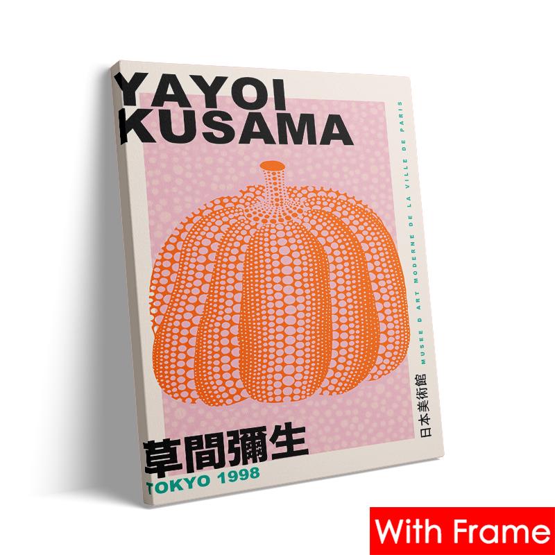 Abstract Picasso Matisse Yayoi Kusama Wall Art Canvas Painting with Frame Nordic Aesthetics Posters and Prints Living Room Decor