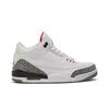 Air 3 Retro 'White Cement' 2011 (Unisex) White / Fire Red / Cement Grey / Black Vintage Basketball Shoes 136064 105
