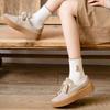 Little Bear Women's Cute Japanese Korean Style Mid-Calf Socks - Spring, Autumn, Summer Solid, Autumn and Winter Options