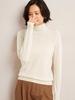 2025 Autumn-Winter Women's Loose Cashmere High Neck Pullover Sweater - Long Sleeve Casual Knit Base Layer