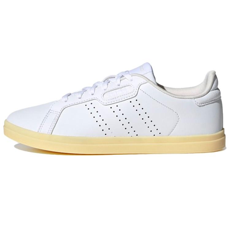 (WMNS) adidas neo Courtpoint Cl X White Yellow Women s FW7387 EU 36