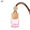 1Pcs Small Round Cap Empty Pendant Ornament Car Essential Oil Diffuser Fragrance Air Freshener Scent Perfume Bottle