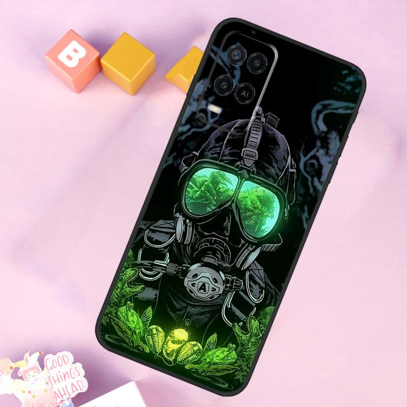 Scuba Diver Mask Diving Case For Oppo A60 A80 A40 A15 A16 A17 A57 A94 A74 A54 A76 A96 A18 A38 A58 A78 A98 A5 A6 Pro