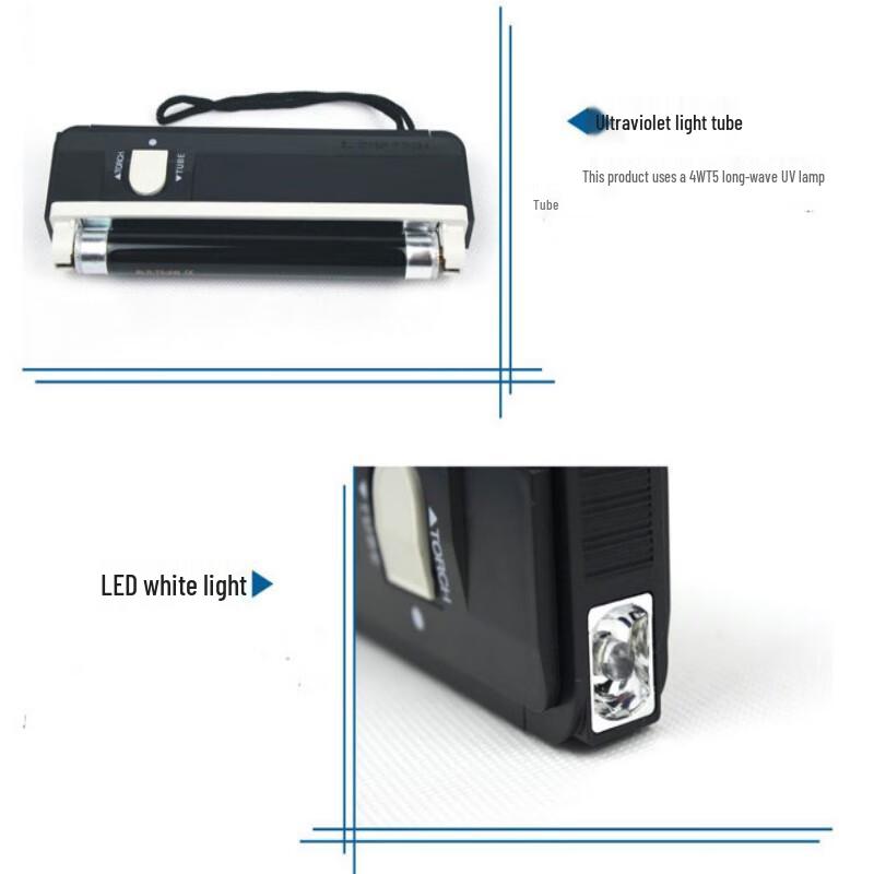 Portable UV Banknote Detector CN plug (adapter included)