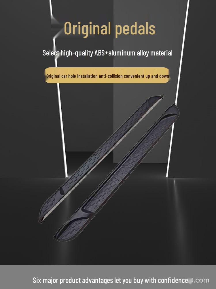 Compatible Side Steps for HILUX REVO: Modified Exterior Left & Right Welcome Foot Add-On Pedals