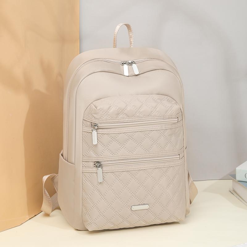 Quilted Women's Large Capacity Backpack