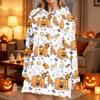 Women's Halloween Printed Long Sleeve Hoodie Casual Fashion Pullover Top