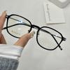 Ultralight Korean Titanium Square Eyeglass Frame - Stylish Men's & Women's Lenses Option