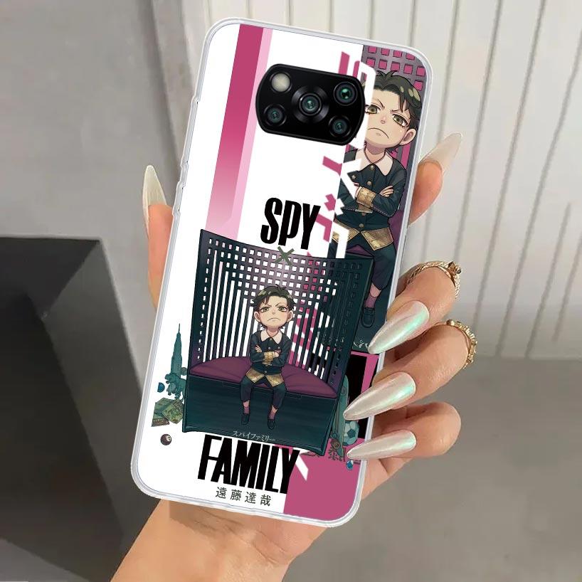 Anime Spy Family Anya Phone Case for Xiaomi Poco X5 X6 X7 Pro F7 Ultra M7 Redmi 15 15C 13 13C 12 12C 10 10A 10C 9 9A 9C 9T Shell