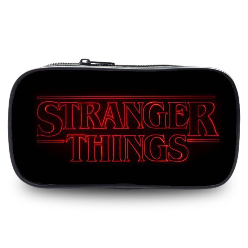 Stranger Things Student Pencil Case Large Capacity Single Layer Stationery Box Stationery Bag Storage Bag Environmentally Friendly And Portable
