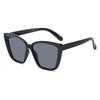 New concave shape European and American cat eye sunglasses sunglasses ins fashion hollow legs large square