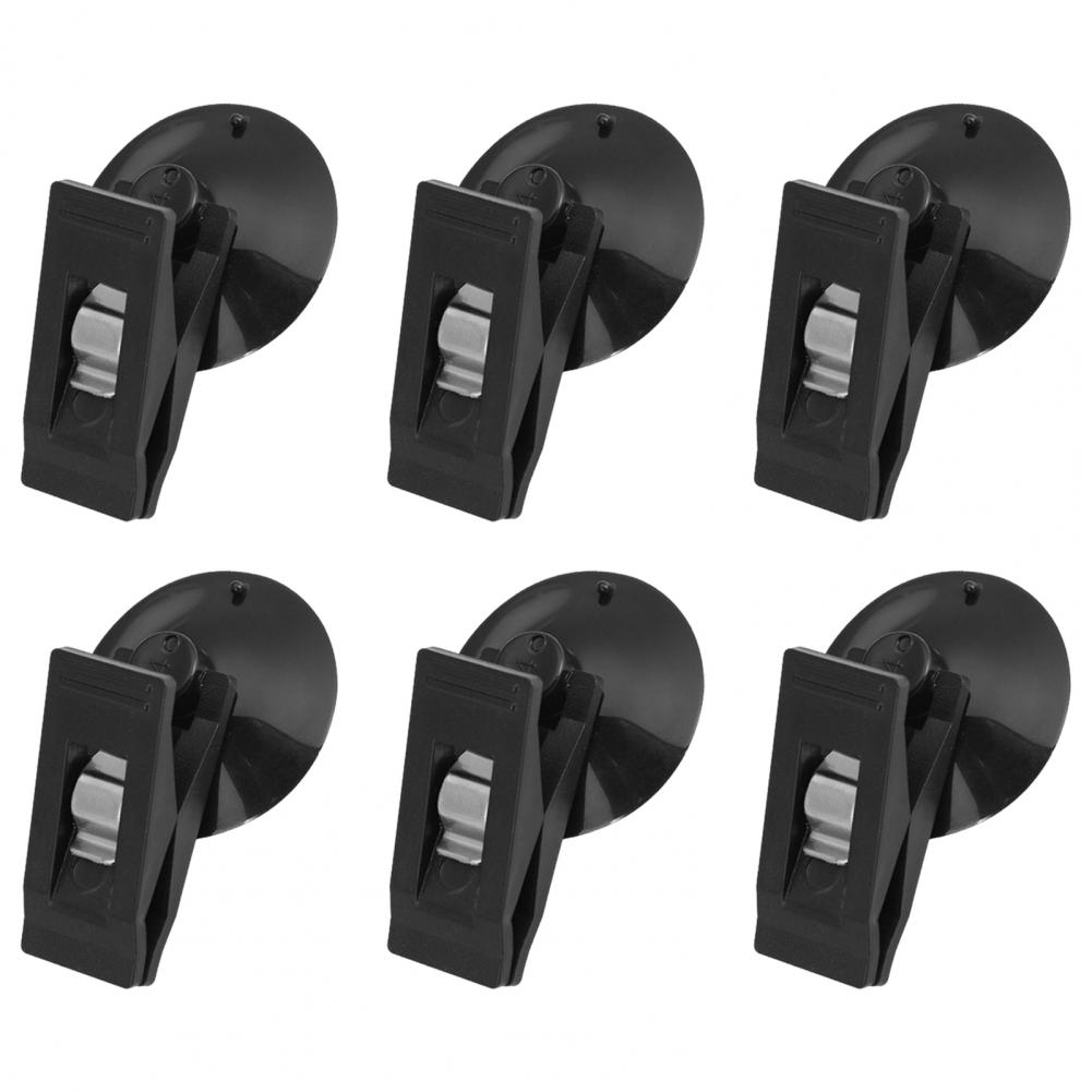 Suction Cup Clip for Shower Curtain Easy Installation Shower Curtain Clip 6pcs Shower Curtain Clips with Suction for Bathroom