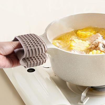 Silikon Backofenhandschuhe Mikrowellenhandschuh Isolierung Antihaft Anti-Rutsch-Griffe Schüssel Topf Clips Gadgets Küchenbackwerkzeuge