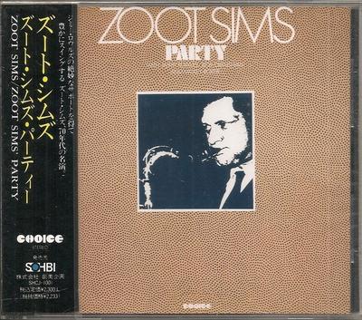 CD ZOOT SIMS - Party SHCJ1001 Choice 1990 Japan Jazz Used