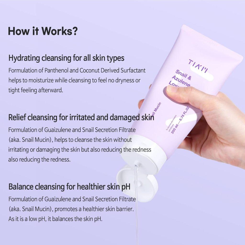 TIAM Snail&Azulene Low PH Cleanser 200ml