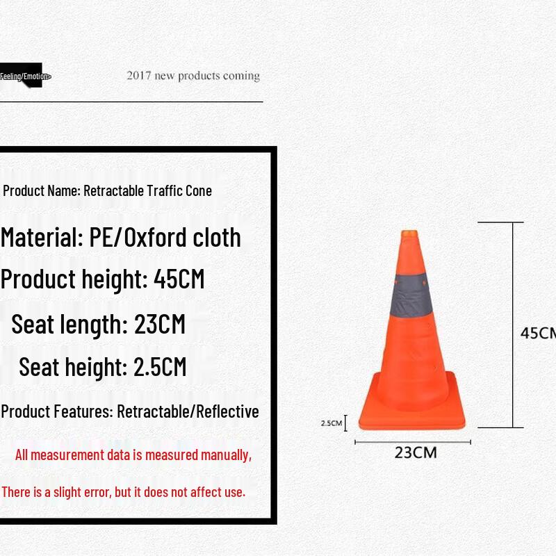 Brangdy Telescopic Reflective Road Cone