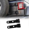 2x Tailgate Spare Tire Hinge Decor Cover Trim For Jeep Wrangler JL 2018+ Black