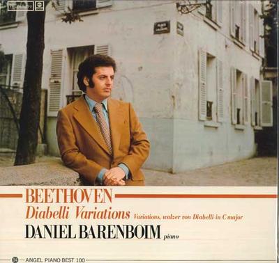 LP Record DANIEL BARENBOIM - Beethoven: Diabelli Variations IWC70074 WESTMINSTER Japan Obi Classical Used