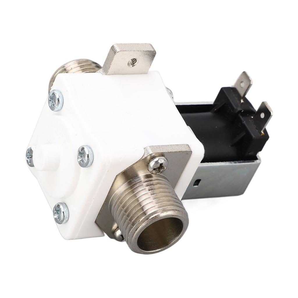 Electric Solenoid Valve 12in Thread Strong Sealing PC Brass Water Inlet Solenoid Valve DC24V
