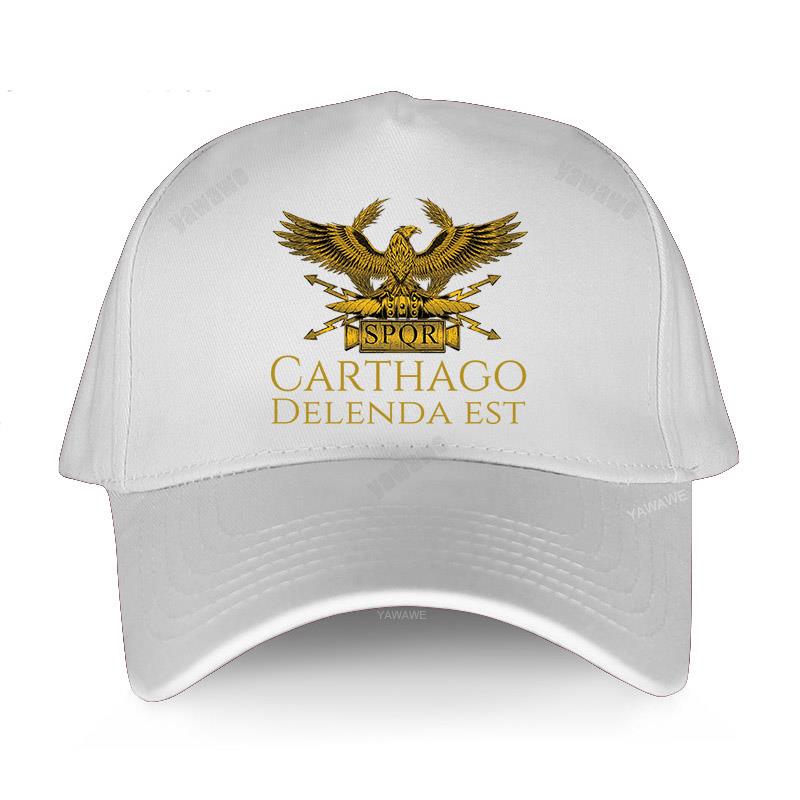 Black Casual Boys Printed Baseball Cap Hip Hop CARTHAGO DELENDA EST Man Women Summer Hat Outdoor Snapback Caps Sport Bonnet