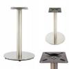 Pedestal Para Mesa Base Pé Metal Prata Mesinha Loft Cromado Arp176