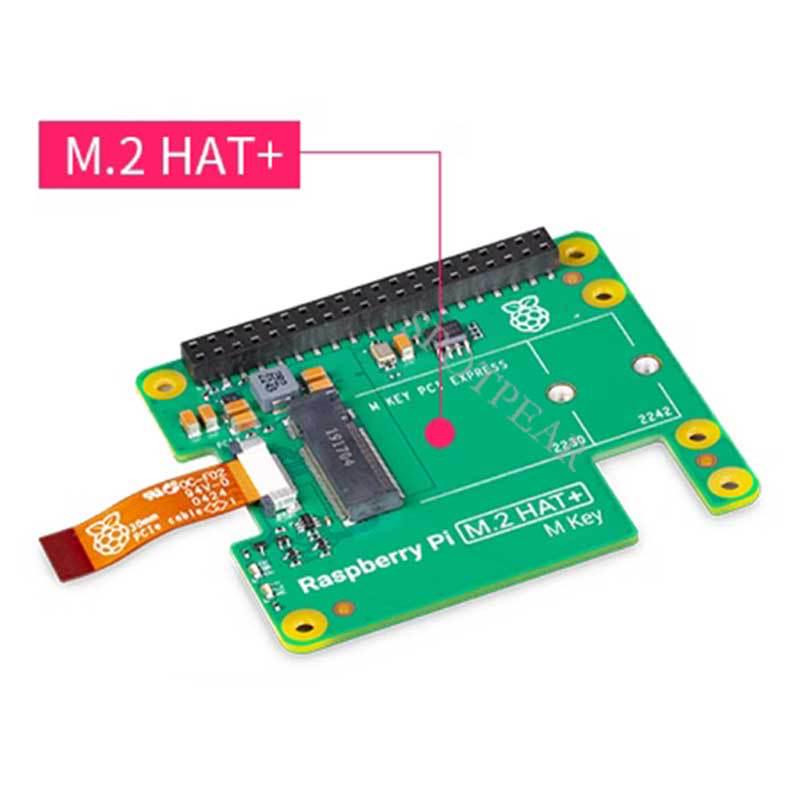 Raspberry Pi PCIe M.2 HAT with Hailo8 AI Kit for Pi5 (13/26 TOPS)