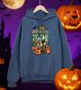 Halloween Themed Doll Machine Print Mens Hoodies Comfortable Pocket Hoodie Fleece Autumn Clothing Casual All-Match Streetwear
