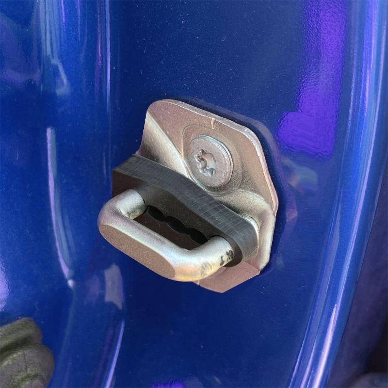 4 Pieces Car Door Latches Bumpers Soft Rubber Noise Reduction Pads Cushion Suitable For Secure Fit And Quiet Operation