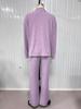 Women's Autumn/Winter Casual Pajama Set - Fashionable, Comfortable, Long Sleeve & Pants