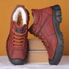 Cotton Shoe Men Ankle Boots Fur and Fur Integrated Men's Shoes Wool Winter Warm and Thick High Top Anti Slip Mens Snow Boots