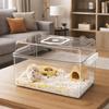 Schnallen-Design Hamsterkäfig Transparentes Hamsterhabitat Großer Raum Meerschweinchen-Villa Leicht zu reinigen