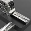 Stainless Steel Measuring Tape Hollow Tape Measure for Industry Home Rustproof Metric Ruler with Double Lock and Clip
