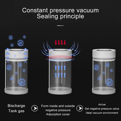 600/950ml Sealed Tank High Capacity Moisture-proof Food Grade Automatic Vacuum Coffee Canister for