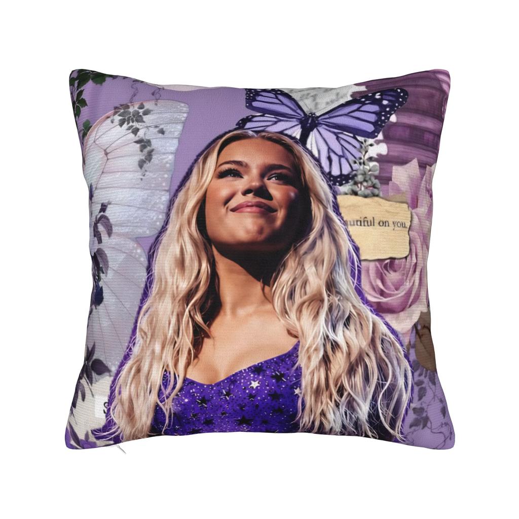 F-Freya Skye Singer Pillowcase Printed Cushion Cover Decor Throw Pillow Case Cover Home Zipper