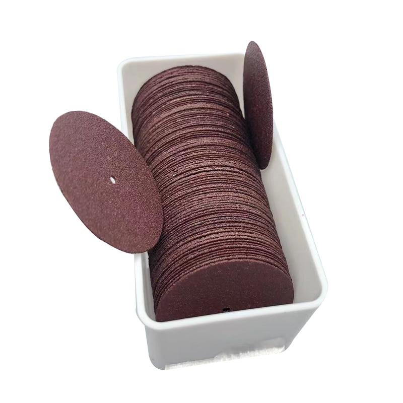 100pcs Dental Laboratory Tools Lab Separating Disc Separate Roughing Wheel For Non Precious Metals And Cobalt 35mm Diameter