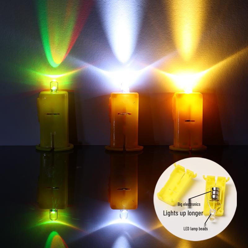 LED Lantern Wick Beads Kit: DIY Colorful Luminous Lights for Kids