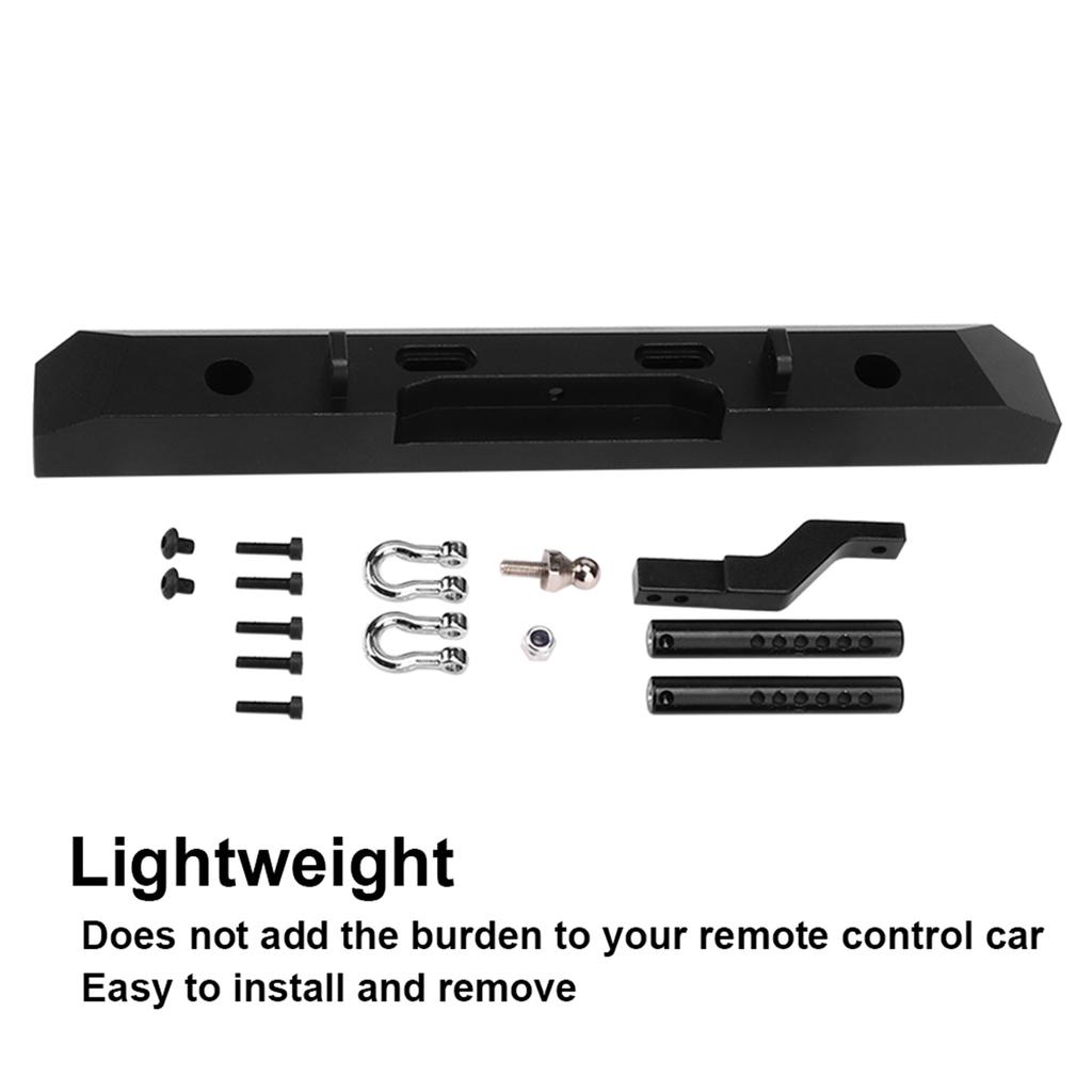 Aluminium Alloy RC Rear Bumper Guard Spare Upgrade Parts Accessories for RGT 1 10 Truck Overland Rock Cruiser