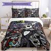 3pcs Duvet Cover Set (1*Duvet Cover + 2*Pillowcase, Without Core), The Nightmare Before Christmas Print Soft All‑Season Bedding Set, Home Bedroom Deco