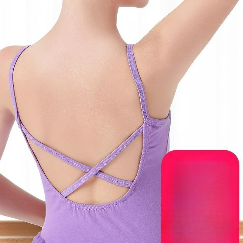 Kids's Dance Clothes, Dance Skirts, Short-sleeved Ballet Skirts, Body Clothes, Girls' Practice Clothes, Performance Clothes