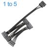 4Pin Hard Drive Power Cable 1 Male To 3/4/5/6 Female Splitter Adapter SATA Power Hard Disk Extension for DIY PC Sever