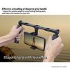 Video Cage Rig Case Carbon Fiber Hand Grip with 1/4 3/8 Thread Cold Shoe Mount