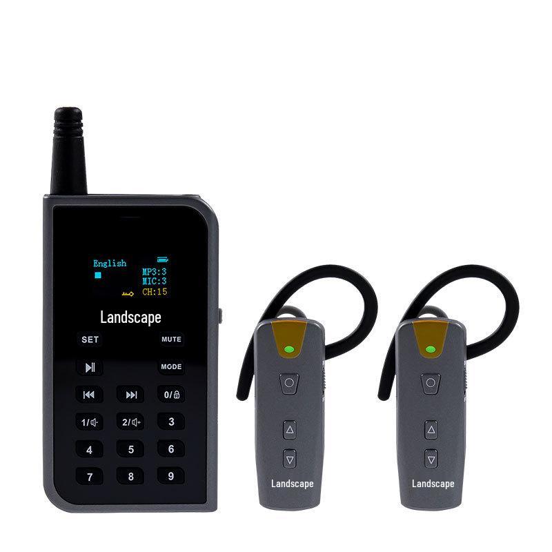 16G Wireless Tour Guide Device: One-to-Many Interpreter & Recorder with All-in-One Storage for Museums