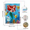 DIY Diamond Painting Mermaid Princess Cross Stitch Kit Mosaic Art Diamond Painting Full Circle Diamond Home Decoration