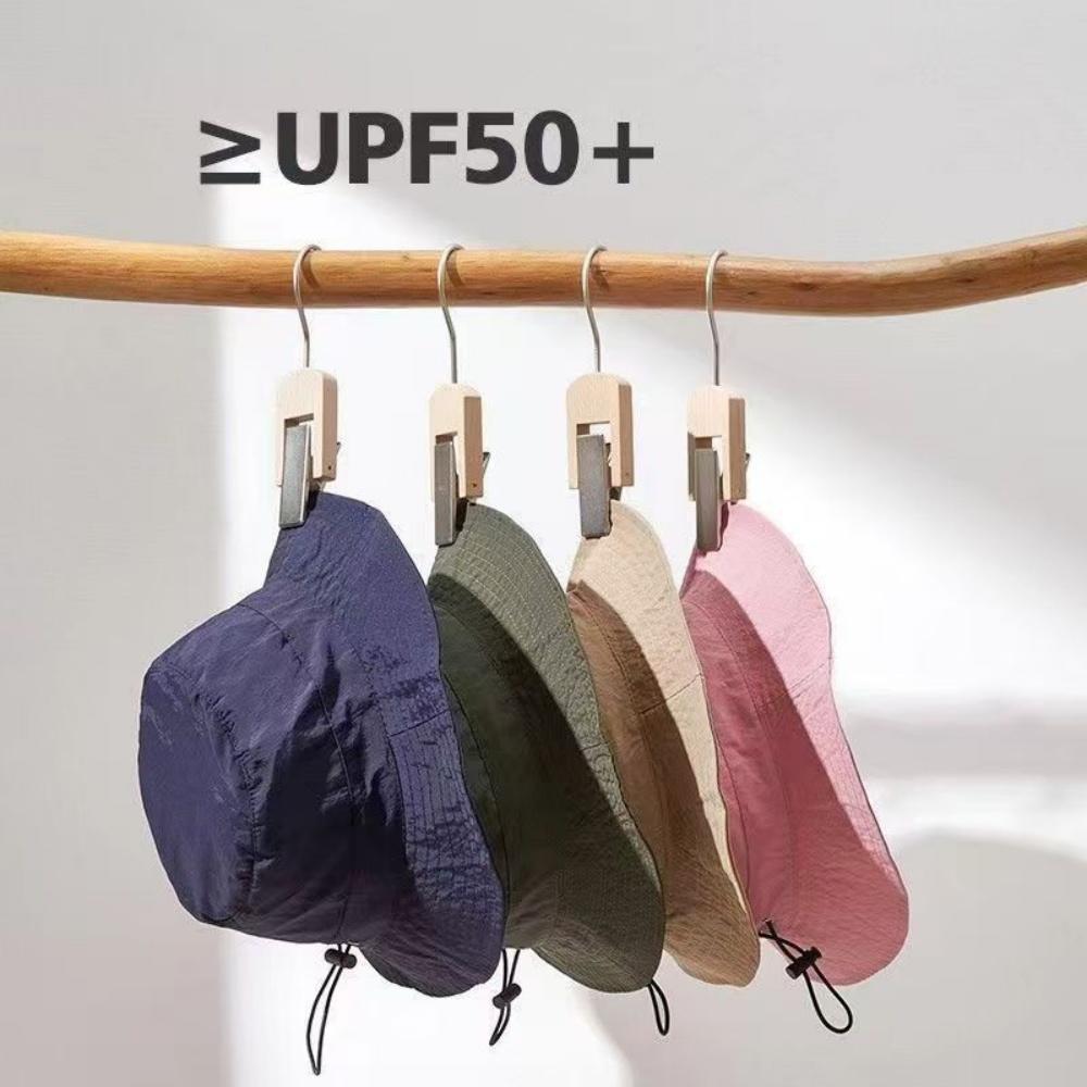 Foldable Fisherman's Hat Lightweight Quick-Drying Unisex Large Brim for Breathable Sun Protection for Outdoor Hiking Fishing