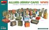 MiniArt Scale WWII Allied Jerry Cans of Plastic Model Kit MA49003 1/48 (Set 45)